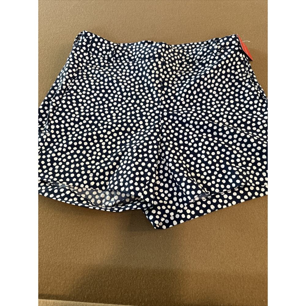 SPANX Sunshine Shorts 6" Navy Dot with Pockets UPF 50+ NWT Size Medium